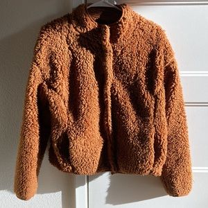 Maurice's Fluffy Brown Jacket